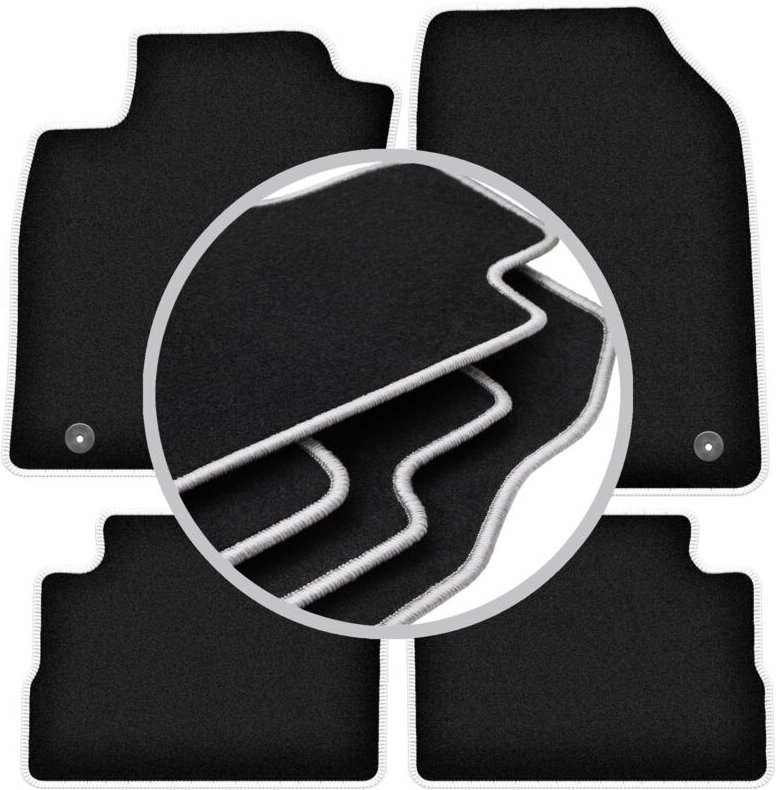 CARLUX-SILVER Autofußmatten für: Opel Vectra C Liftback, Fließheck, Limousine (2002-2008)