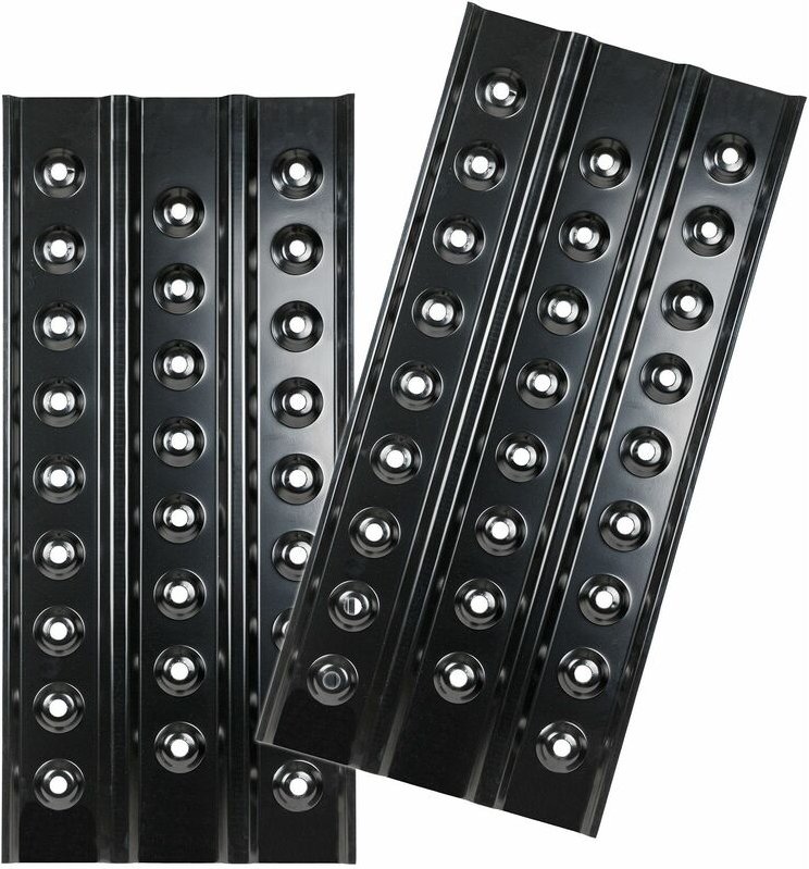 Dema - 2x Sandbleche Metall 100x45 cm 1 Paar Anfahrhilfe Sand pkw Offroad Geländewagen