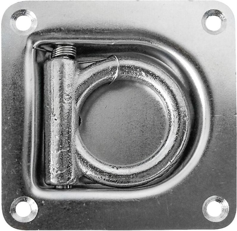 LAS - Zurrmulde mit Ringe und Feder gesenkt Zurrgurte & Ladungssicherung