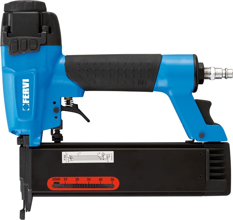 Druckluftnagler 10-50 mm druckluft nagler nagelgerät nagelpistole Fervi C586