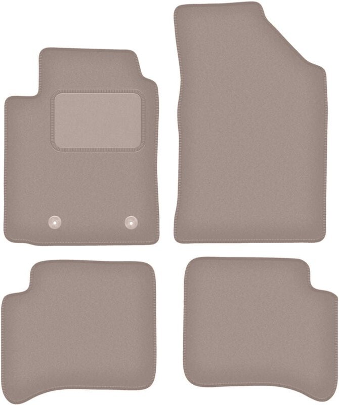 Beige Veloursmatten für: Toyota Yaris I 5-Türer (1999-2005)