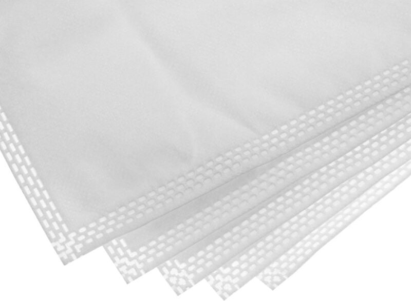50x Staubsaugerbeutel kompatibel mit Turbomatic Z375, Z380, Z400 Staubsauger - Mikrovlies, 30.35cm x 30,3cm, Weiß - Vhbw