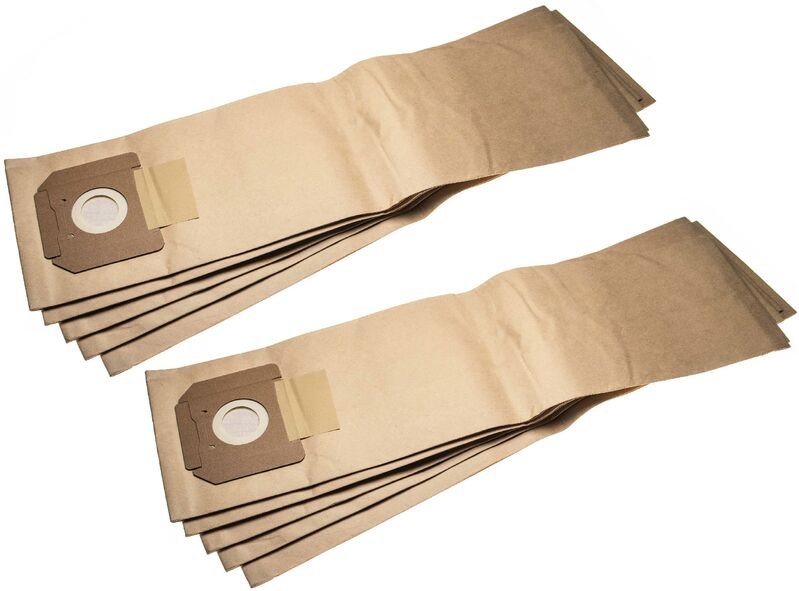 10x Staubsaugerbeutel kompatibel mit Kärcher nt 55/1 Tact Adv, nt 55/1 Tact te m, nt 55/1 Tact Te Staubsauger - Papier, ...