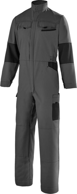 Kombination 1 Reißverschluss FACITY Grau Anthrazit/Schwarz L - FR(48-50)