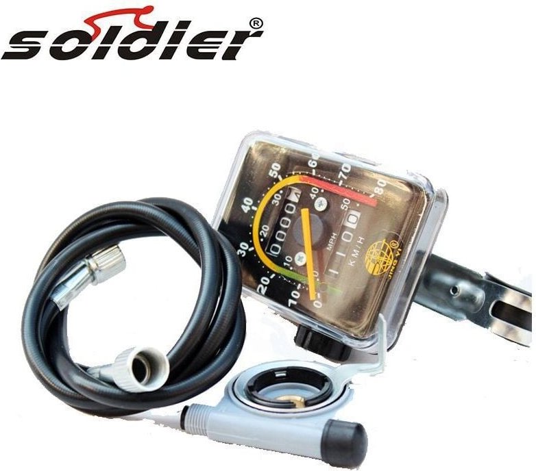 Ej.life - Fahrrad Tachometer Fahrrad Computer Fahrrad Kilometerzähler Fahrradcomputer Outdoor-Übungswerkzeug Zubehör Tra...