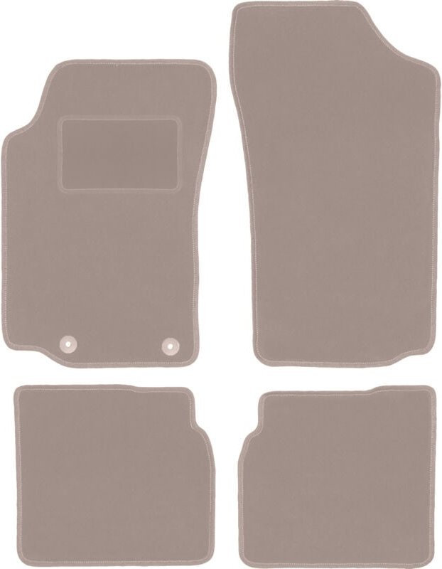 Beige Veloursmatten für: Peugeot 306 Cabrio (1993-2001)