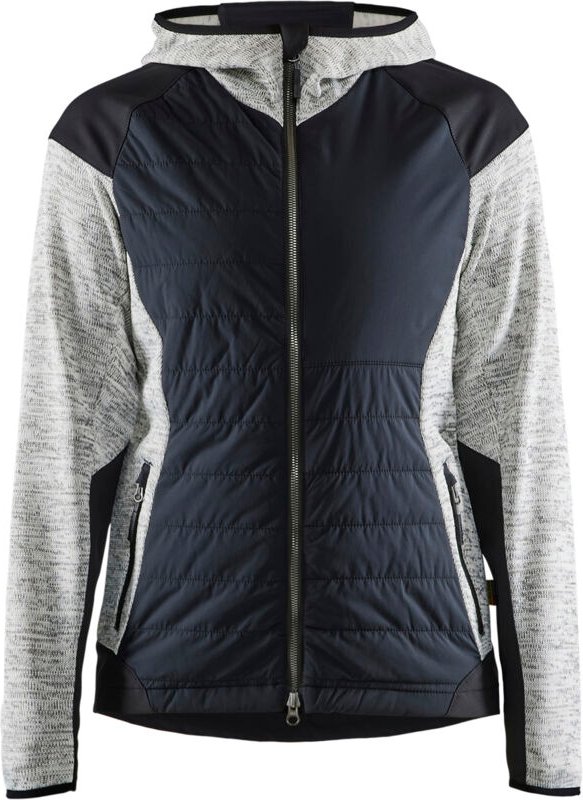 Hybrid-Arbeitsjacke für Damen 5931 - Meliert Grau/Schwarz M