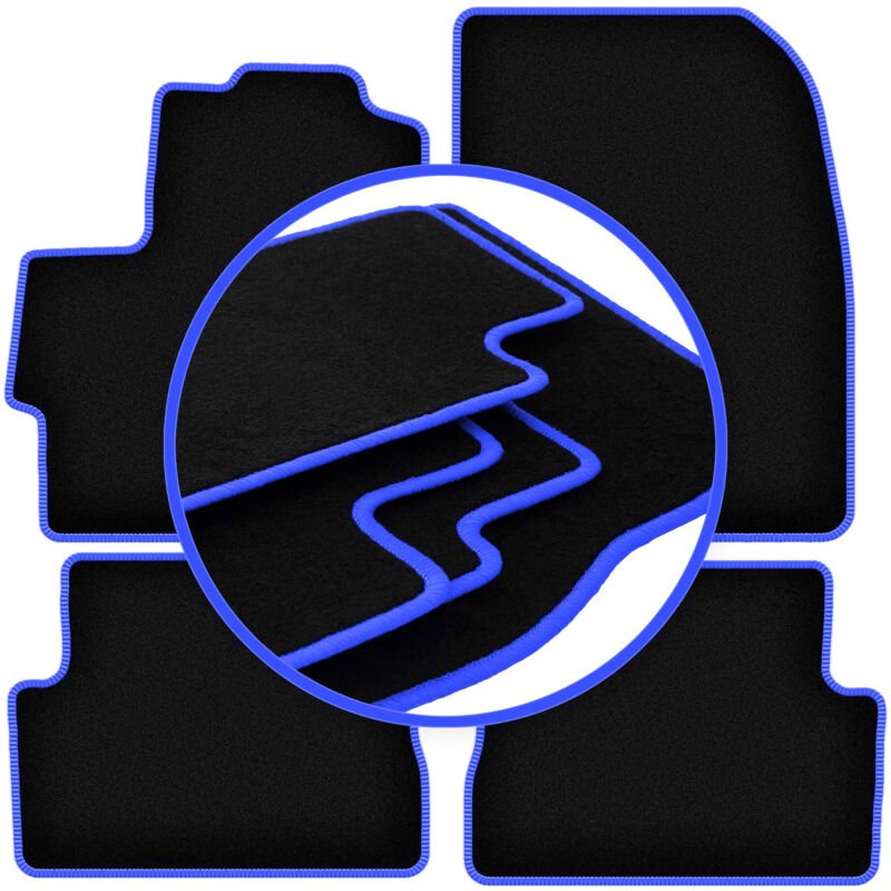 CARLUX-BLUE Auto-Fußmatten für: Mazda 3 I BK Fließheck (2003-2009)