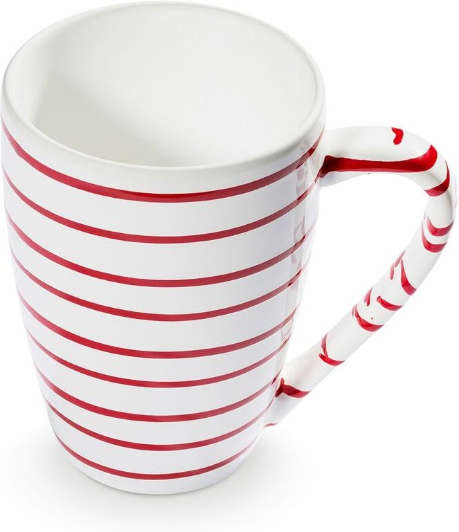 Gmundner Keramik - Rotgeflammt Frühstücksbecher Supermax (0,5L)