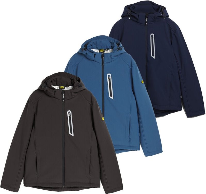 Diadora - Utility Padded Softshell Sail Arbeitsjacke - xl - Grau