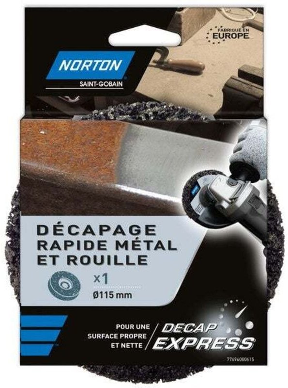 Express-Metall-/Rostentfernungsscheibe 115 mm Norton