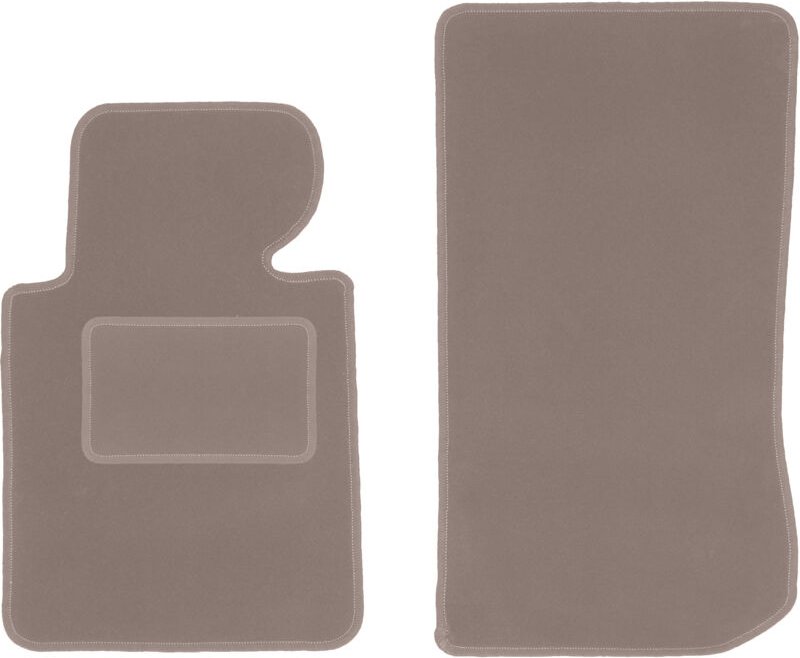 Beige Vordermatten für: BMW 3 E46 Kompakt, Coupé, Limousine, Kombi, Touring (1998-2007)