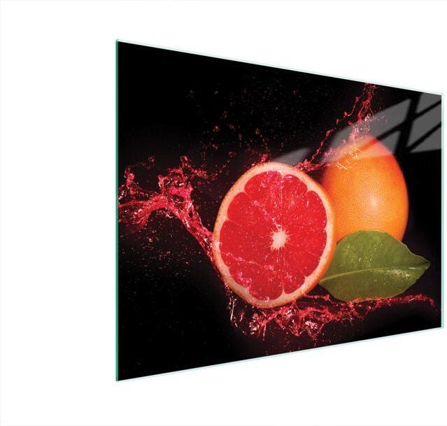 Glasschneidebrett 40x30 Grapefruit