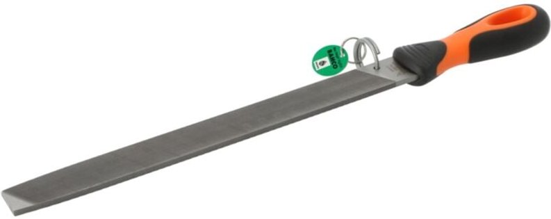 Bahco ERGO Mühlsägefeile mit zwei flachen Kanten und Sicherheitsring, 1 x 415 mm