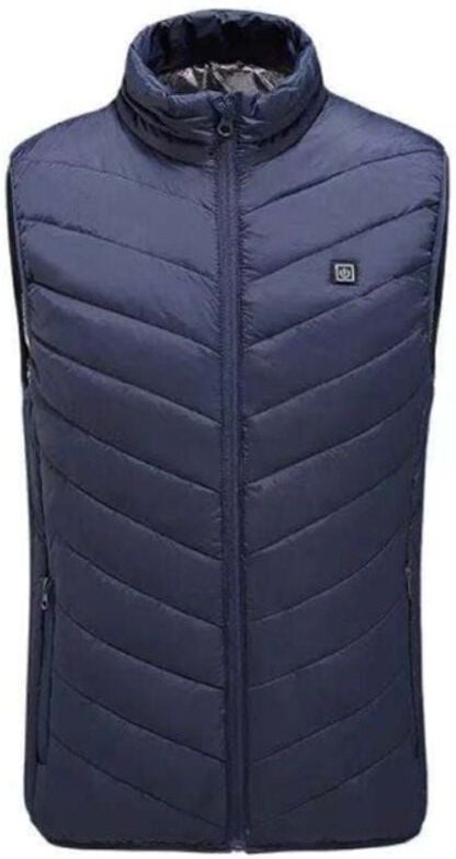 Beheizte Jacke für Männer und Frauen mit 4 Heizzonen und 3 Heizstufen. Elektrische Heizjacke mit USB-Ladegerät, maschine...