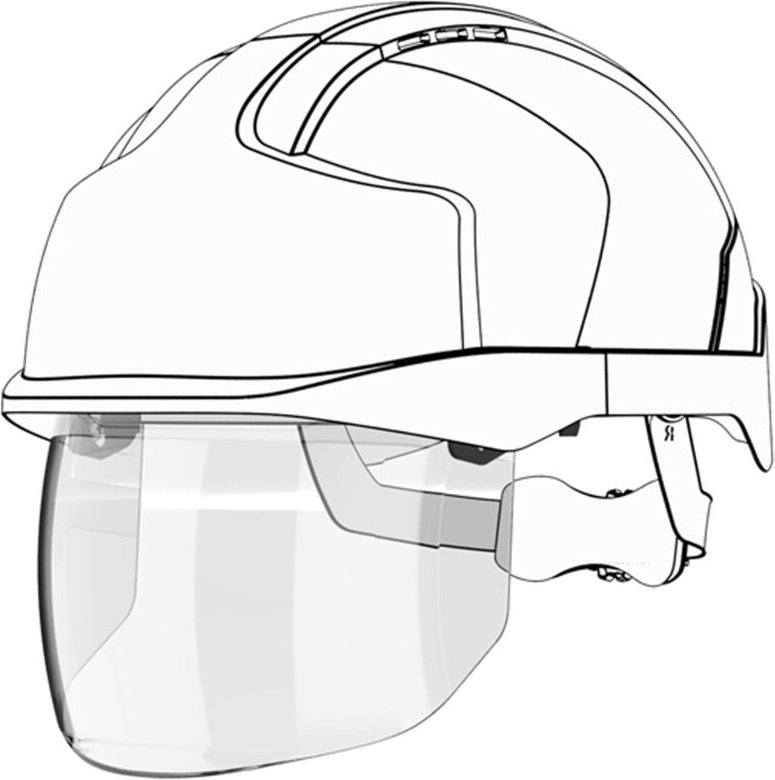 Ersatzvisier für den Helm EVO® VISTAshield