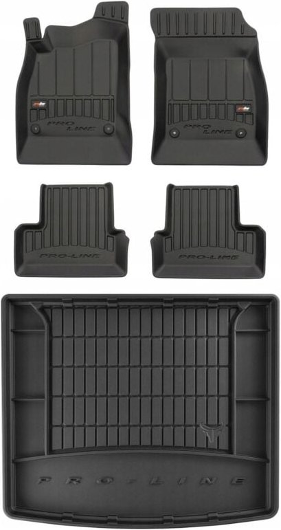 3D SET Gummimatten und Fußmatten Chevrolet Cruze 1 Hatchback 5dr 2011-2016