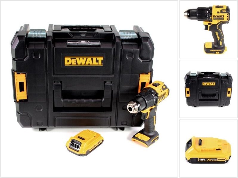 Thumbnail - DeWalt DCD 709 NT Akku Schlagbohrschrauber 18V 65Nm + 1x Akku 2,0Ah in TSTAK Box - ohne Ladegerät