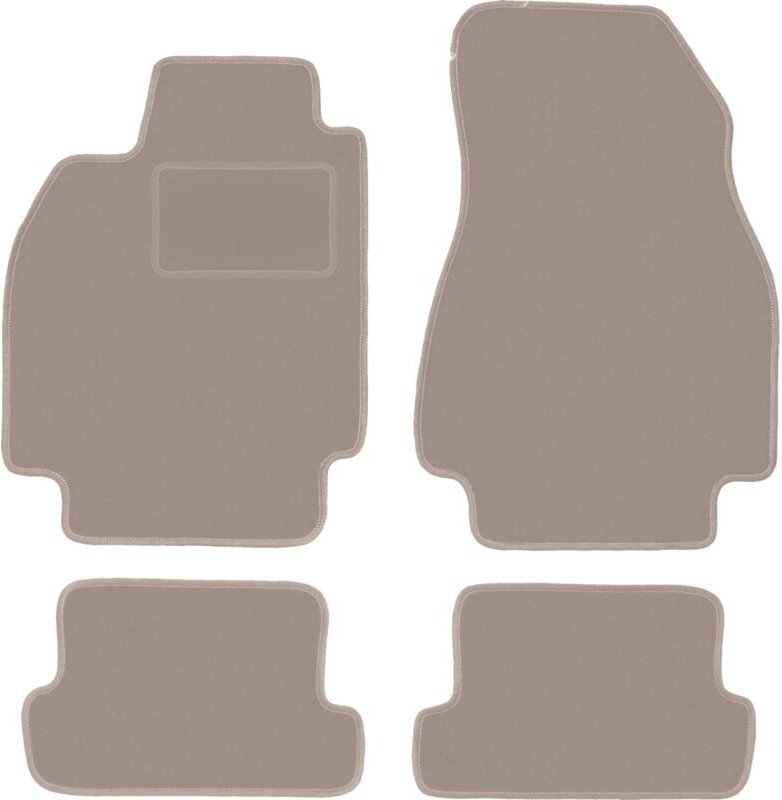 Thumbnail - Beige Veloursmatten für: Renault Megane II CC Coupé, Cabrio (2003-2010)