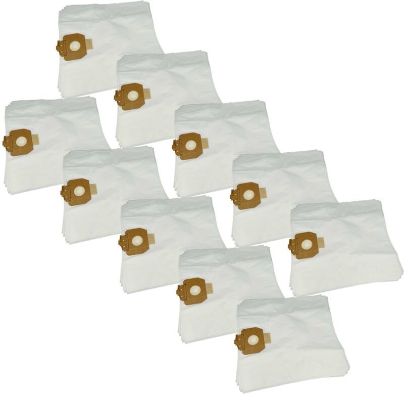 vhbw 50x Staubbeutel kompatibel mit Pivac Ketel Staubsauger - 43cm x 41cm Weiß