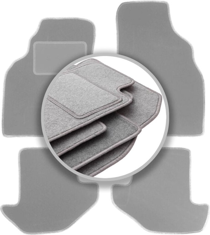 Graue Autofußmatten für: Ford Puma Coupé (1997-2001)