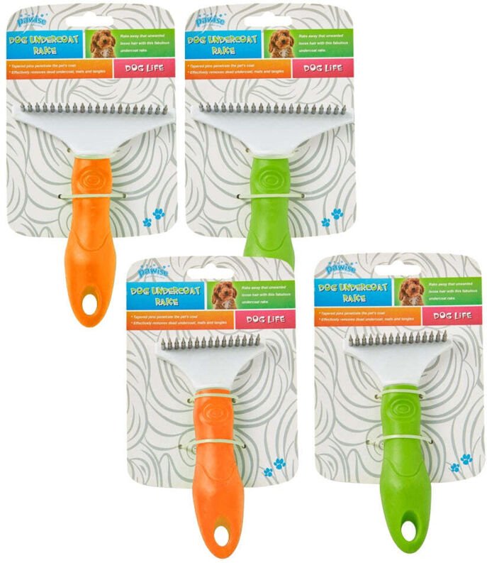 Pawise unterfellrechen fur hunde l 11 cm