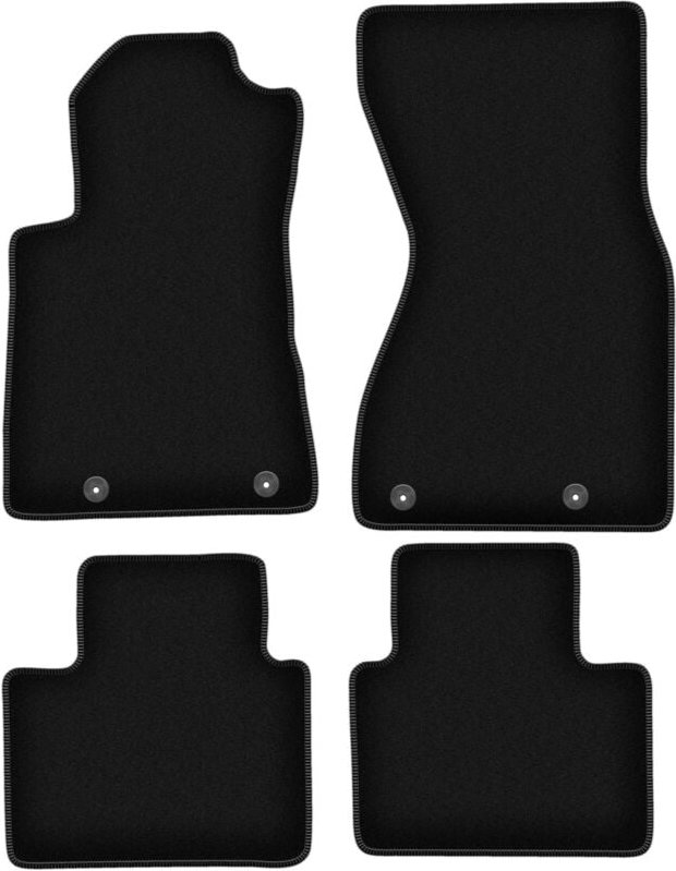 BASIC schwarze Veloursmatten für: Audi A8 D2 Limousine (1994-2002)