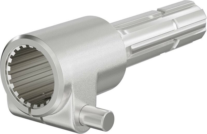 Zapfwelle, PTO 160 mm Buchse mit Keilwellenaufnahme 1 3/8" Z21 für Ausgangswelle 1 3/8" Z6 Traktor