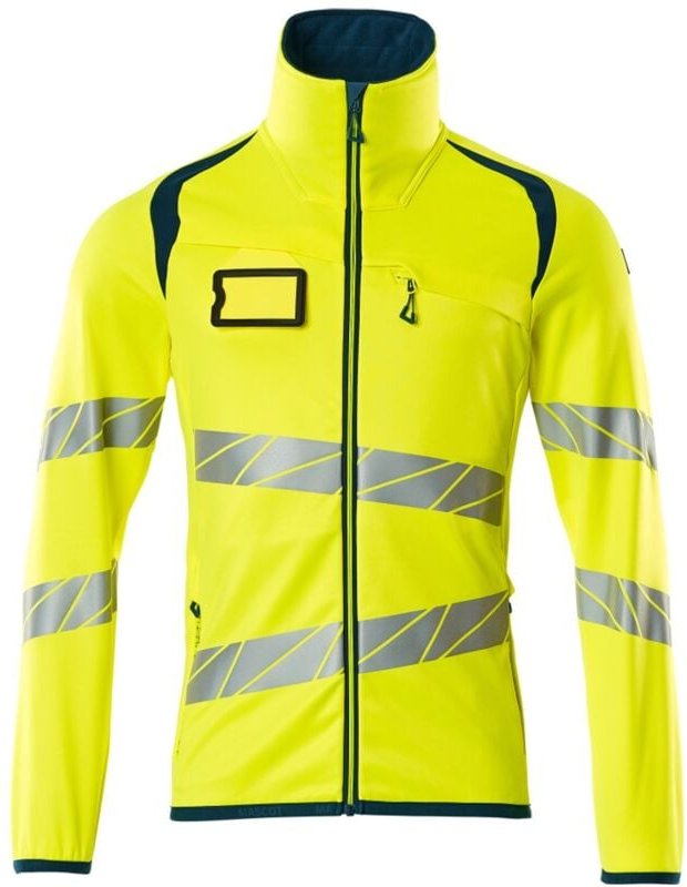 Fleecepullover mit Reißverschluss 19103 Gr. xl hi-vis gelb/dunkelpetroleum - Mascot