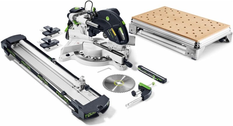 Festool - Kapp-Zugsäge ks 120 REB-Set-MFT kapex, incl. Sägeblatt, Zubehör, Karton
