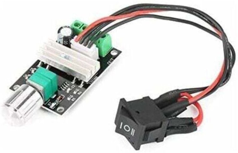 Jalleria - 12-Volt-Motordrehzahlregler, Gleichstrommotorregler, dc 6 v 12 v 24 v 3 a PWM-Motordrehzahlregler, umkehrbare...