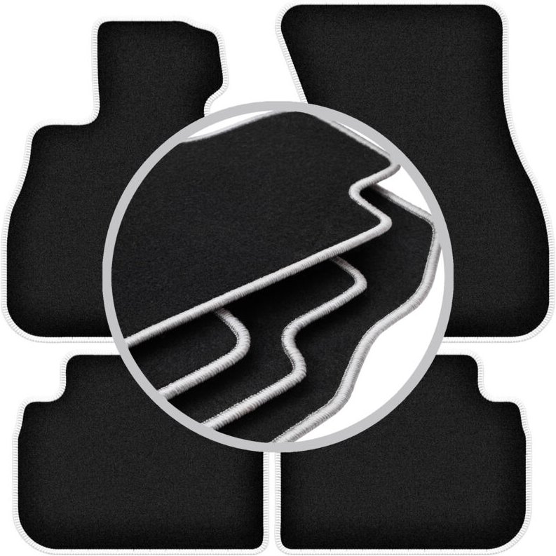 CARLUX-SILVER Autofußmatten für: BMW 1 F40 Fließheck (2019-)