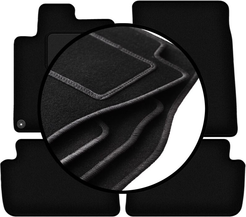 Komplettset Veloursmatten für: Citroen C5 I Limousine, Kombi (2001-2008)