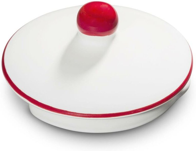 Gmundner Keramik - Rubinroter Rand, Oberteil Teekanne 0,5L