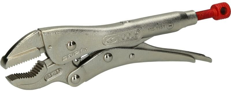 Gripzange, V-Backen, 185 mm