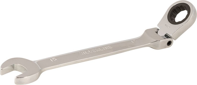 Ring-Maul-Ratschenschlüssel mit Gelenk 15 mm