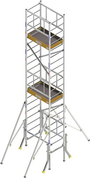 Thumbnail - Matisère - Treppengerüst 2 Podeste - Max. Arbeitshöhe 6.37 m - ME400-E