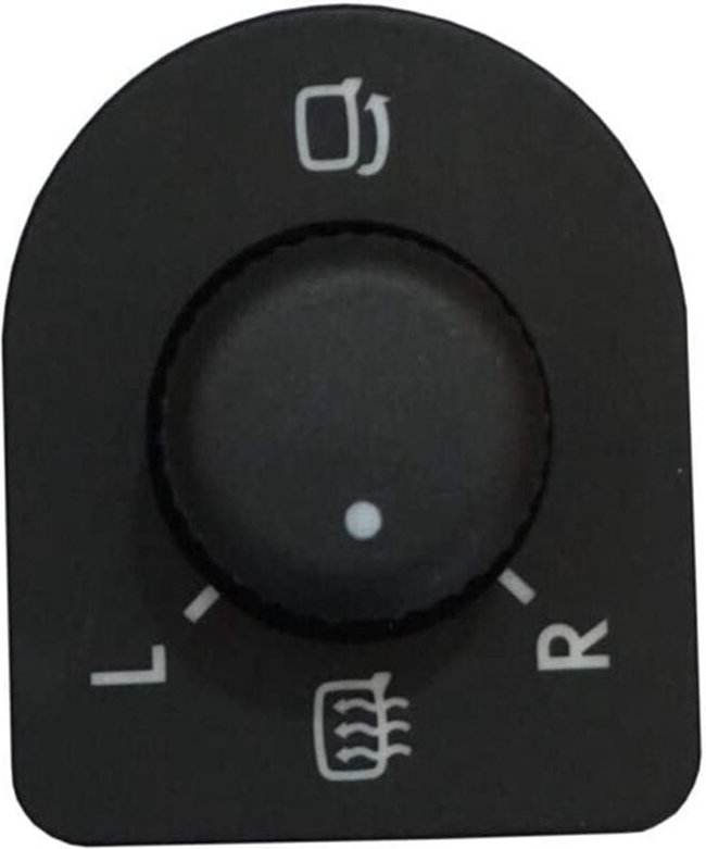 Autospiegelschalter, neuer Einstellknopf, Seitenspiegelschalter für Volkswagen vw New Beetle Jetta Passat B5 Golf 4 1J19...