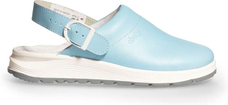 Berufsschuhe Clog Active 87081 Abeba blau mit Schnalle Gr. 40