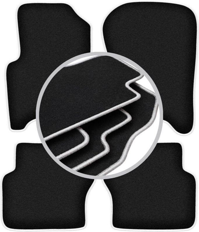 CARLUX-SILVER Autofußmatten für: Range Rover Sport I SUV (2005-2012)