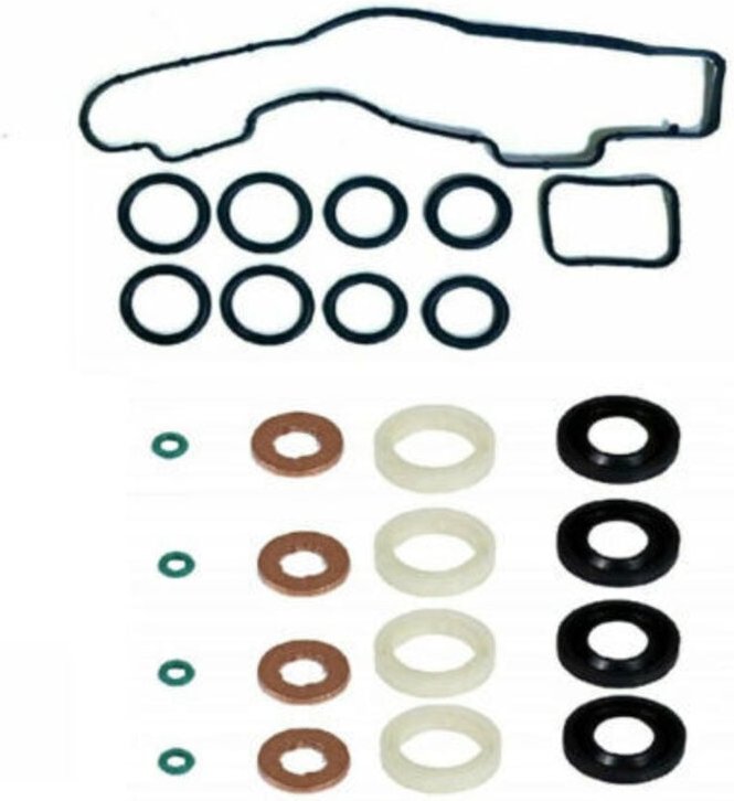 1.6hdi Einspritzdüsen-Dichtungssatz mit Ansaugkrümmerdichtung und Ventildeckeldichtung Dolaso