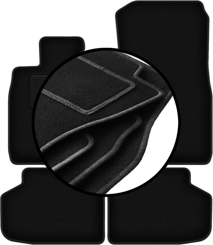 Komplettset Veloursmatten für: BMW 7 F01 xDrive (2008-2015)