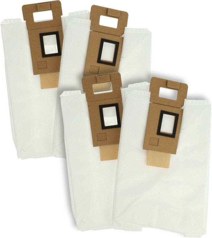 Thumbnail - 4x Staubsaugerbeutel kompatibel mit Roborock S7, S7 Plus, T7S, T7S Plus Saugroboter - Mikrovlies, 24cm x 16cm Weiß - Vhb...