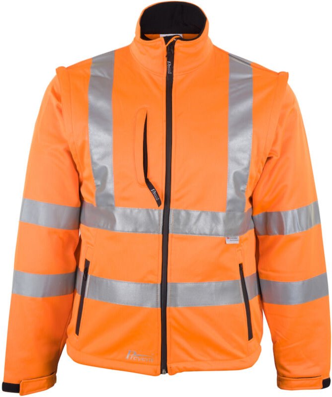 Warnschutz-Softshelljacke Gr.M orange prevent - orange