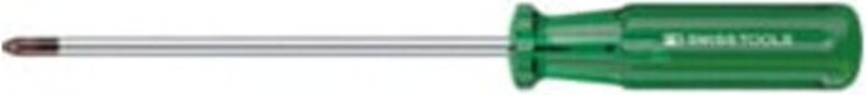 Pb Swiss Tools - Pozidriv-Schraubendreher, mit Kunststoffheft, Kreuzschlitzgröße 2