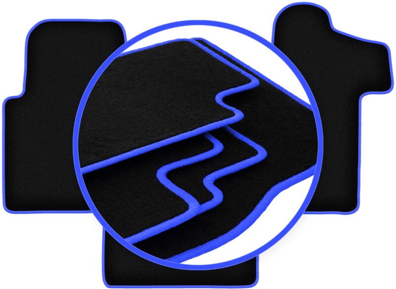 CARLUX-BLUE Autofußmatten für: Renault Master II Kastenwagen (2010-)