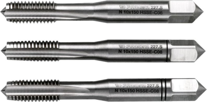 Hochleistungsgewindebohrer M4 2-tlg - Facom