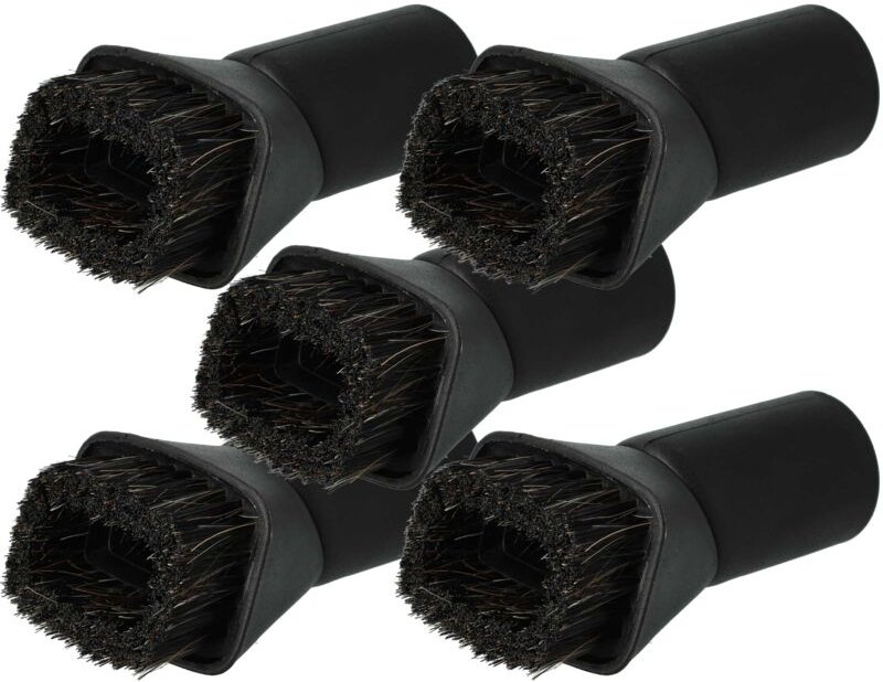 5x Staubbürste Möbelbürste kompatibel mit Kärcher nt 551 bs, nt 561 Eco, nt 551 Staubsauger mit Rundanschluss 35 mm - 7c...