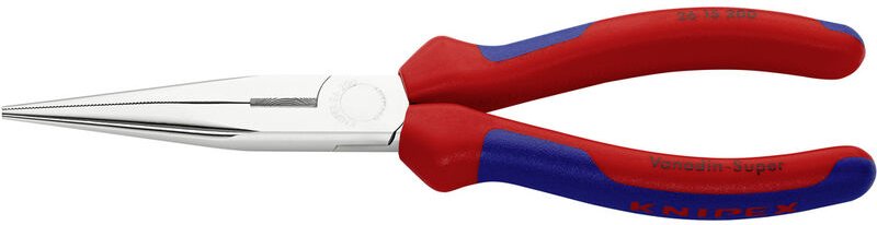 Knipex 26 15 200 Werkstatt Flachrundzange Gerade Chrom-Vanadium Elektrostahl 200 mm