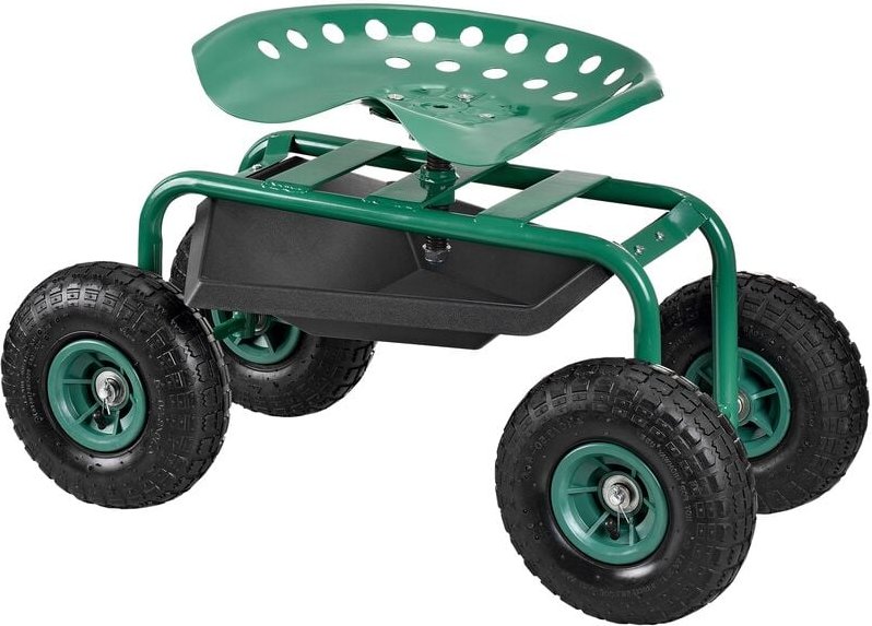 Thumbnail - Fahrbarer Gartensitz bis 135kg Grün Pro.tec